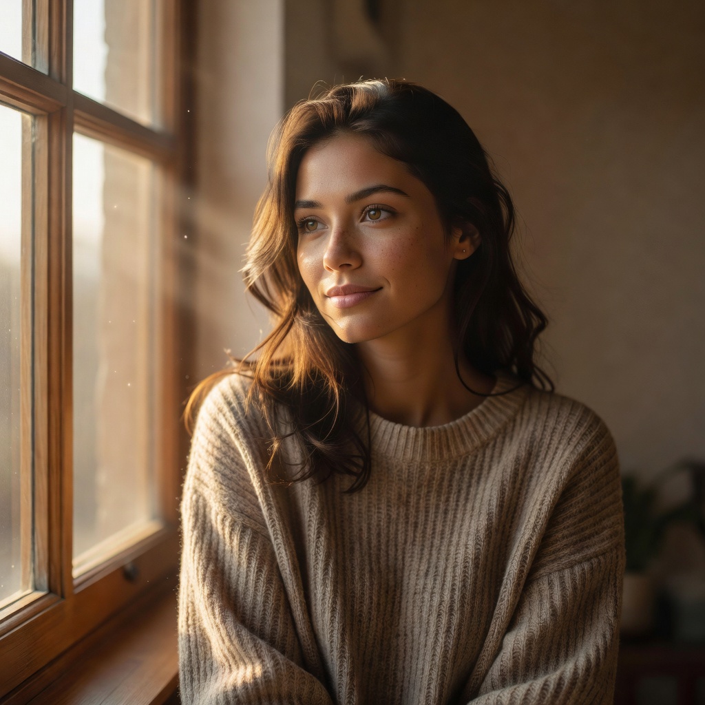 Natural light portrait