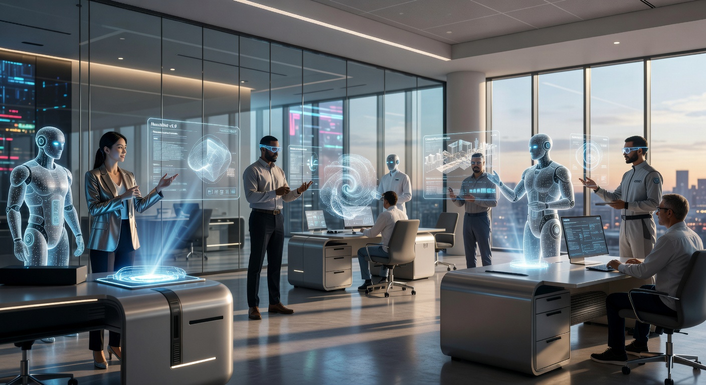 Human and AI collaboration in modern workplace