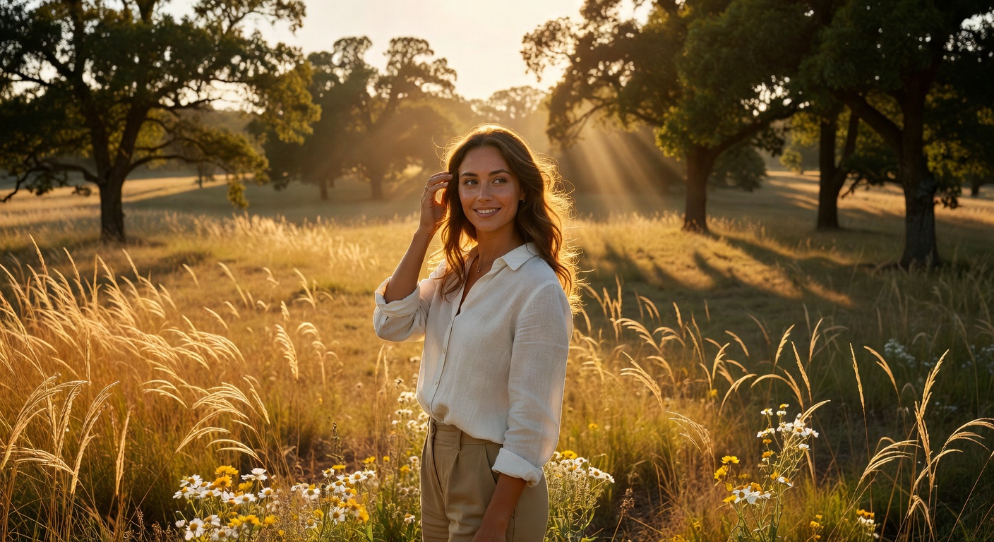 Golden hour portrait