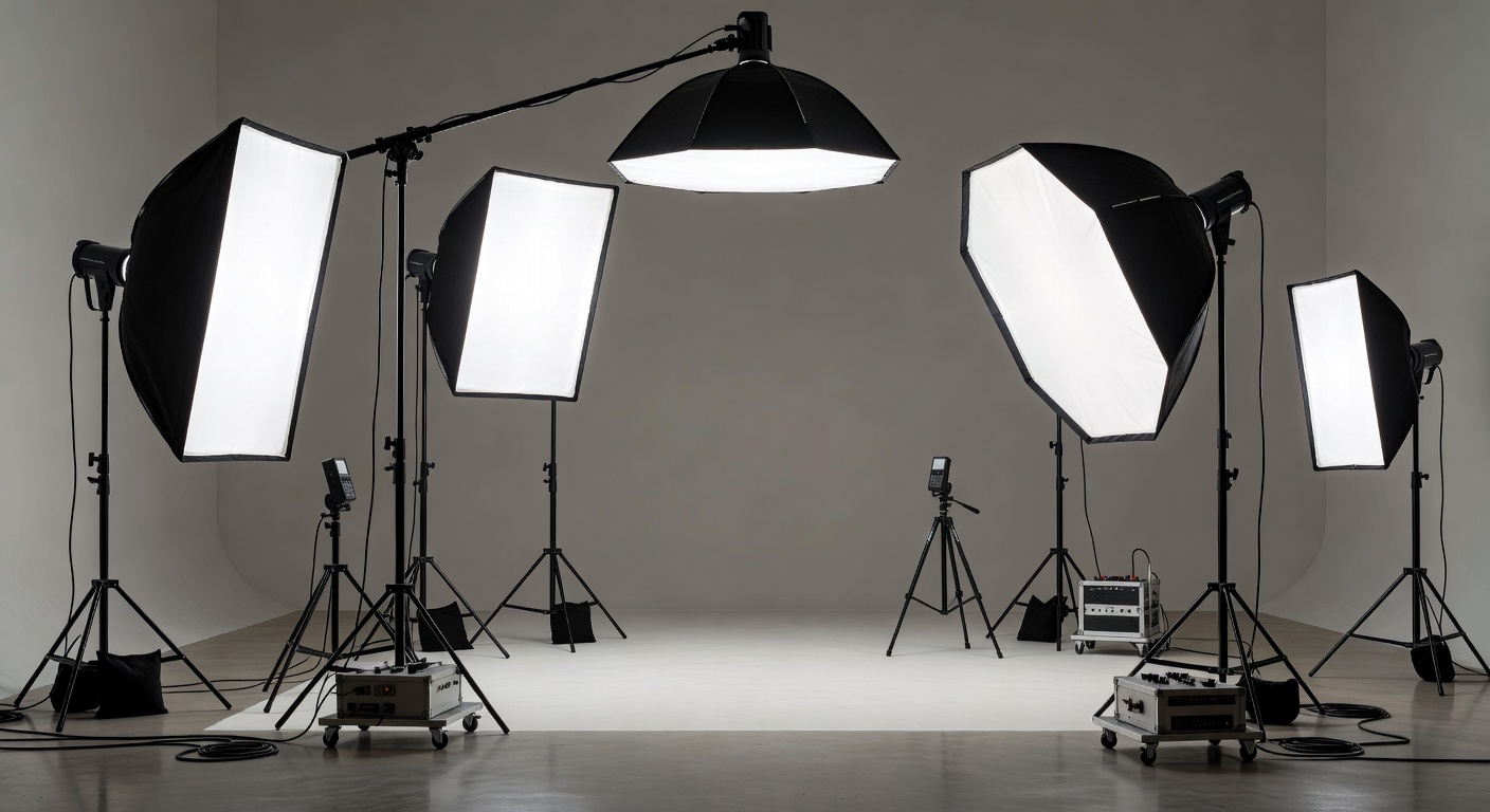 Studio artificial lighting