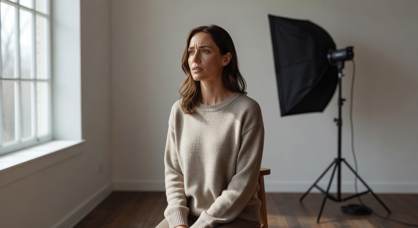Window light portrait