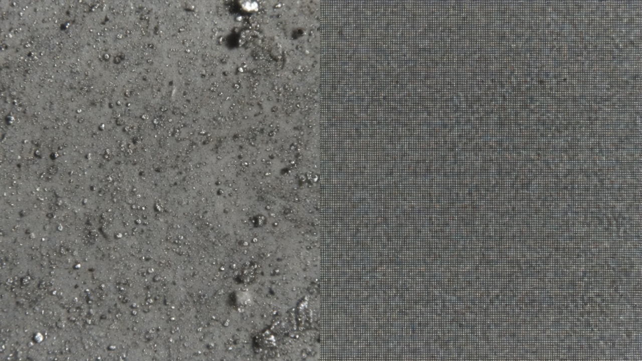 Film grain compared with digital sensor noise